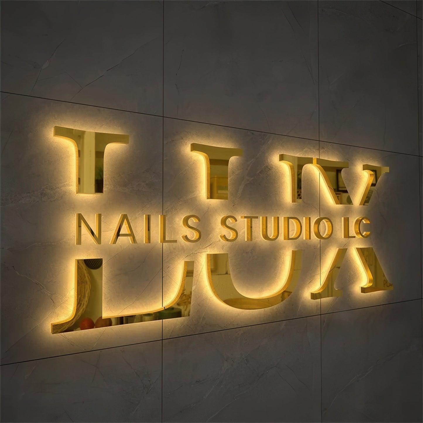 Custom LED Signs LUX sample