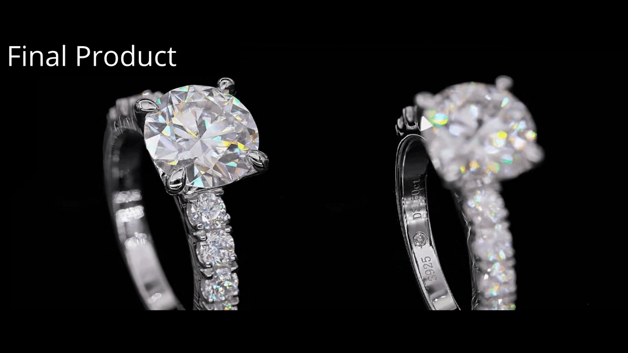 Customverse™ Personalized Moissanite Ring