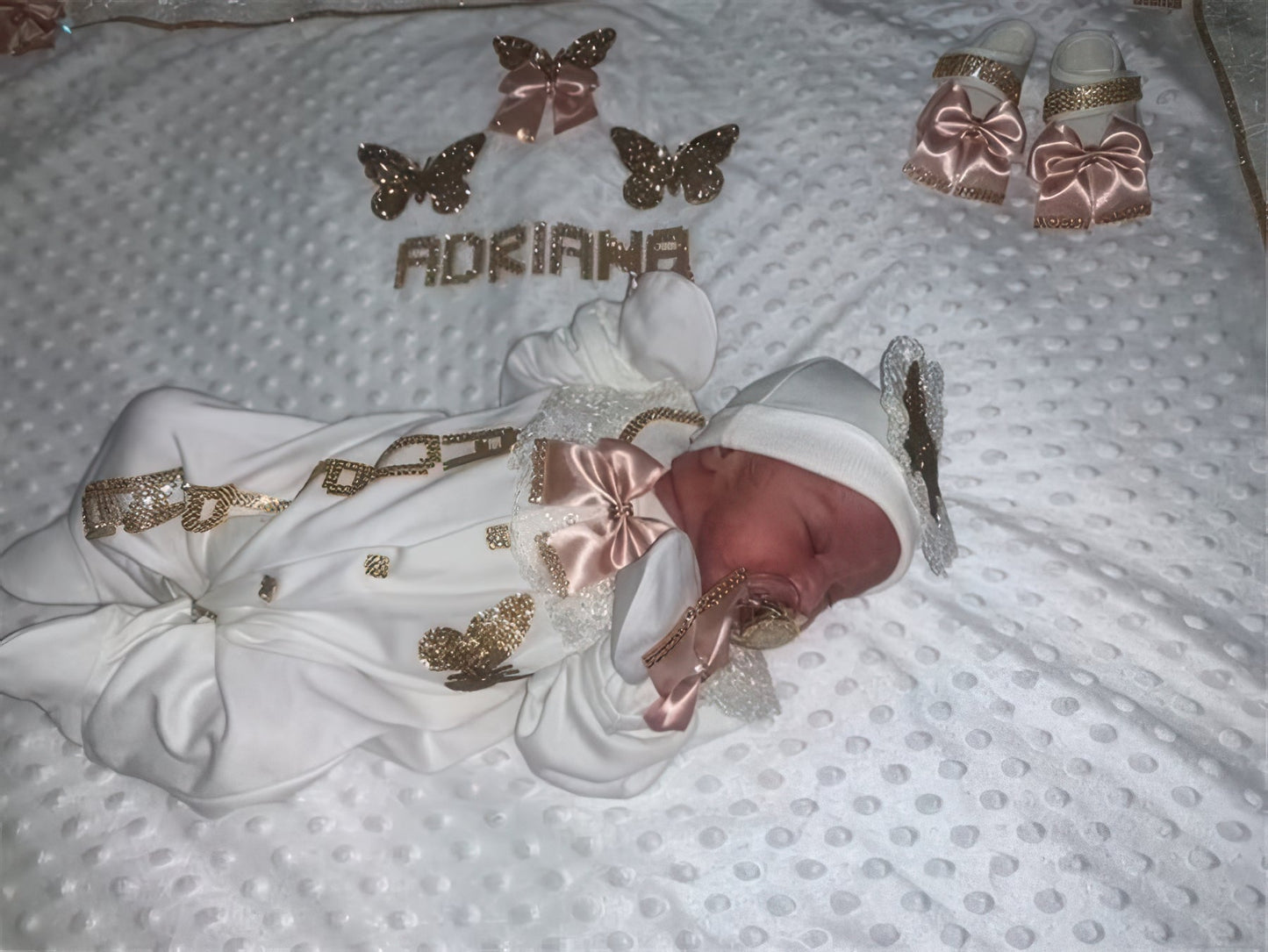 Personalized Newborn Outfit baby sample