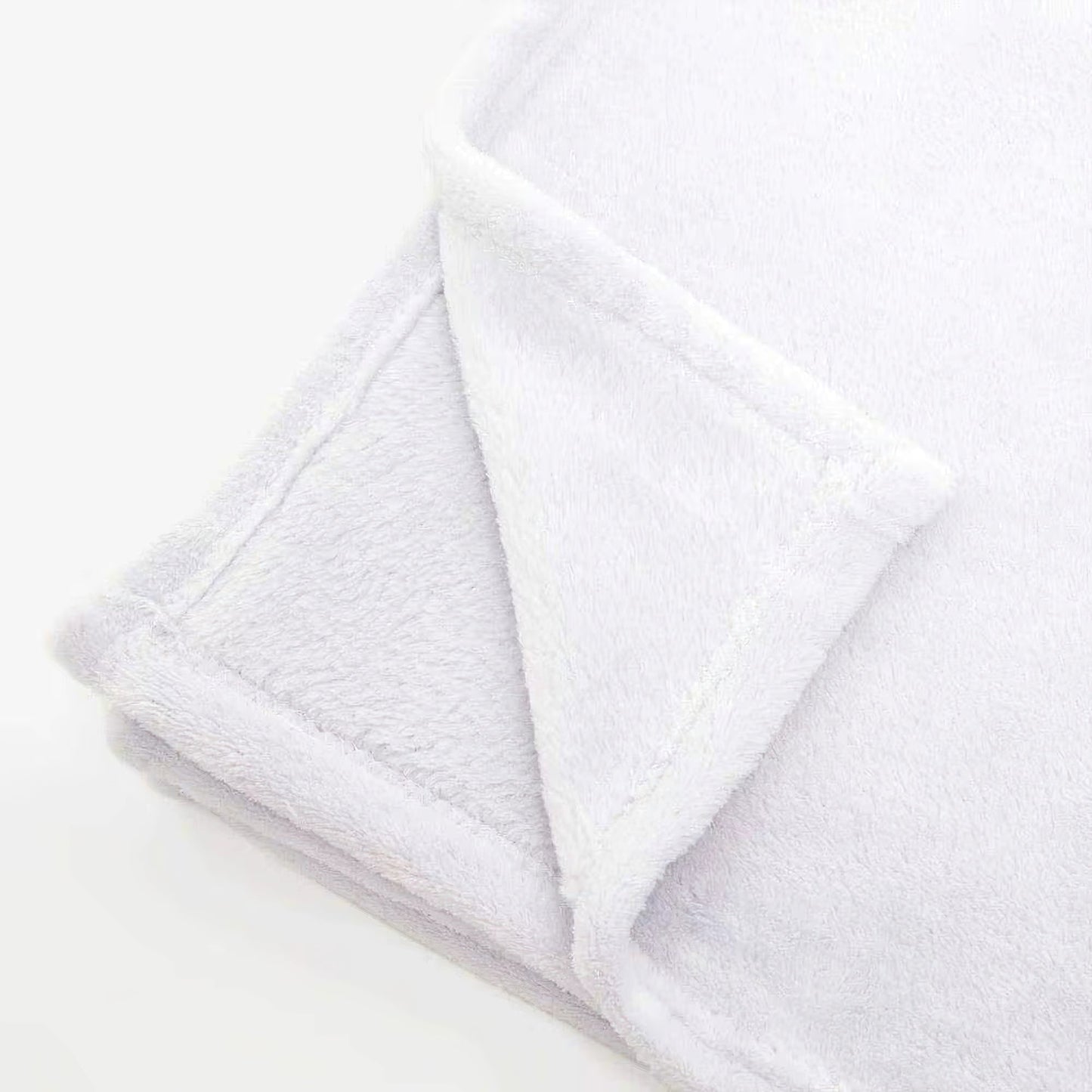 Personalized Blankets white flannel