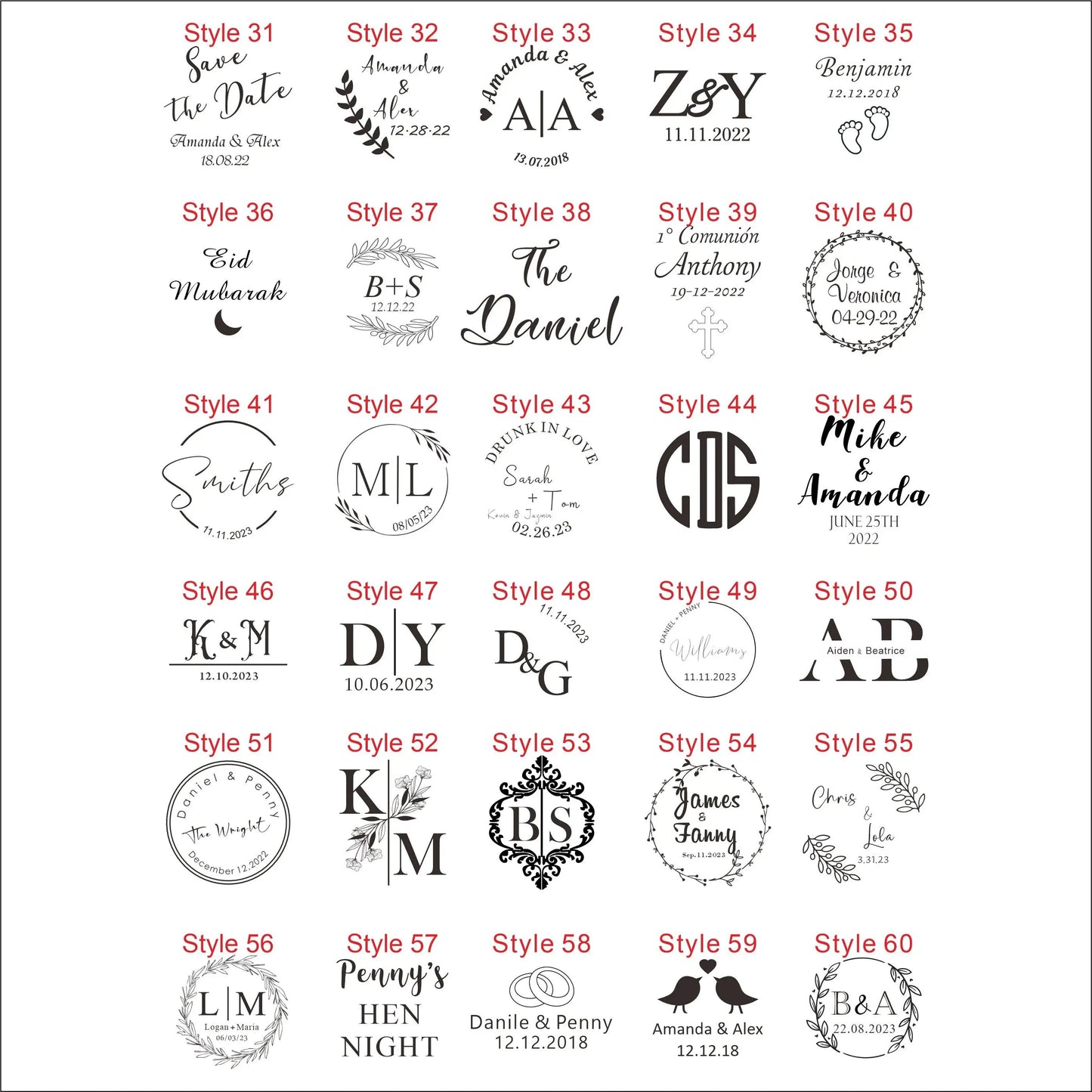 Personalized Drink Stirrers style sample image 2