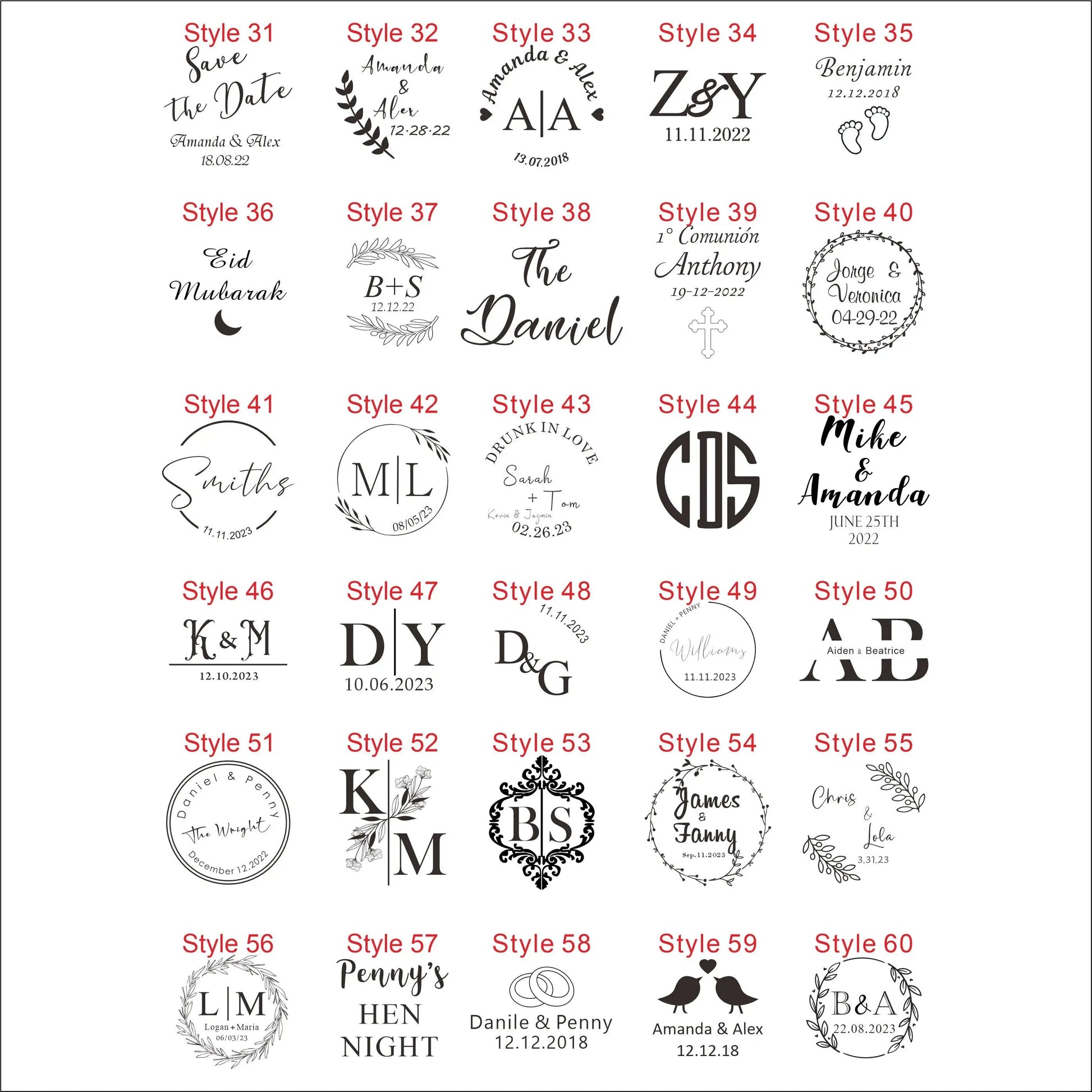 Personalized Drink Stirrers style sample image 2