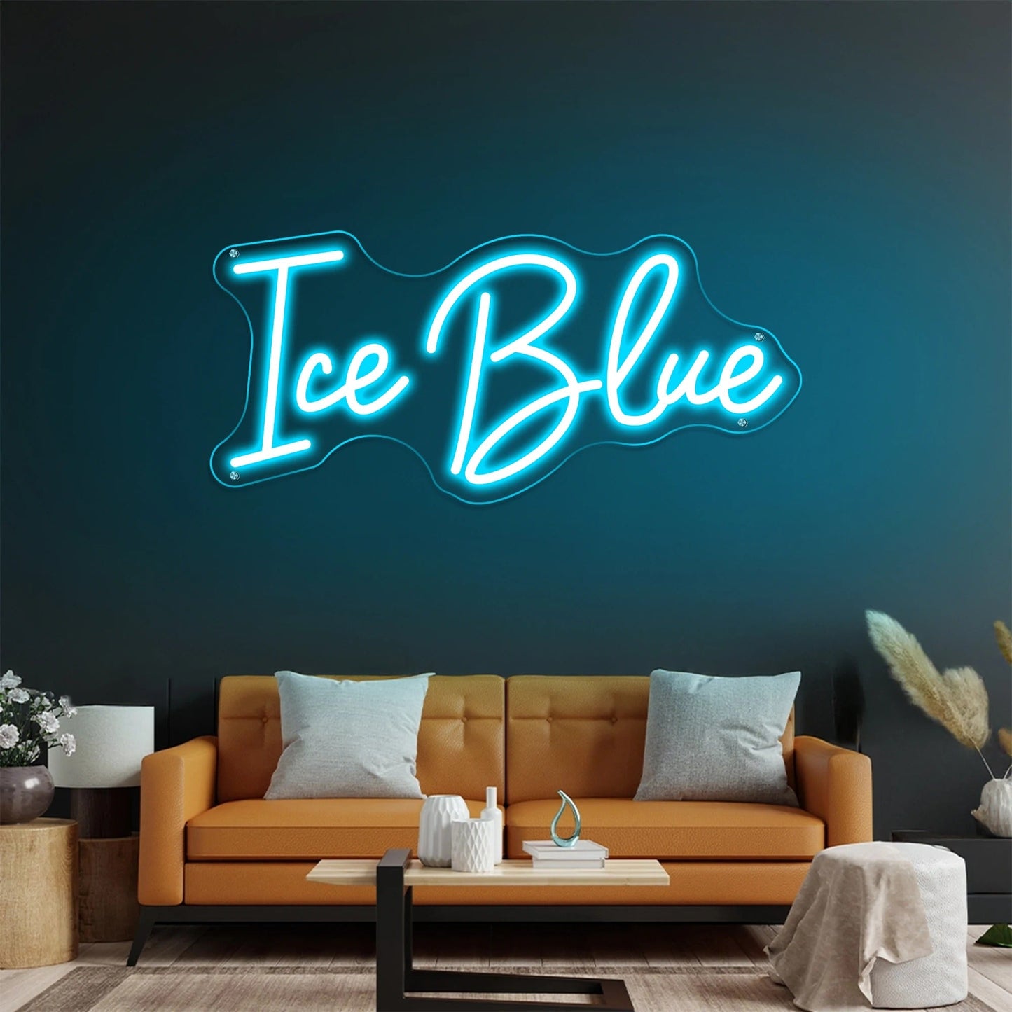 Custom Neon Sign ice blue