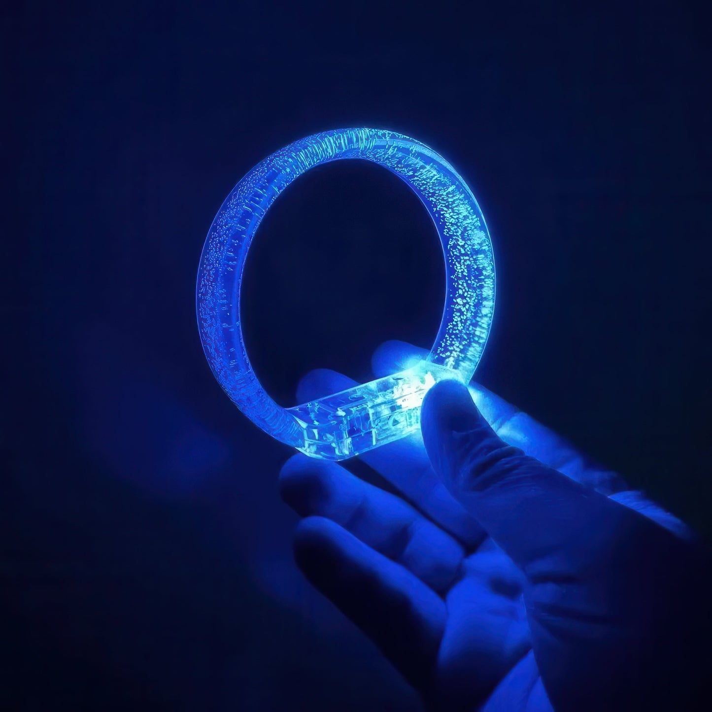 Personalized Light-Up LED Bracelets blue