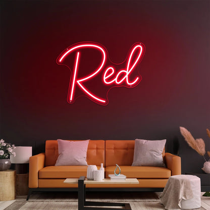 Custom Neon Sign red