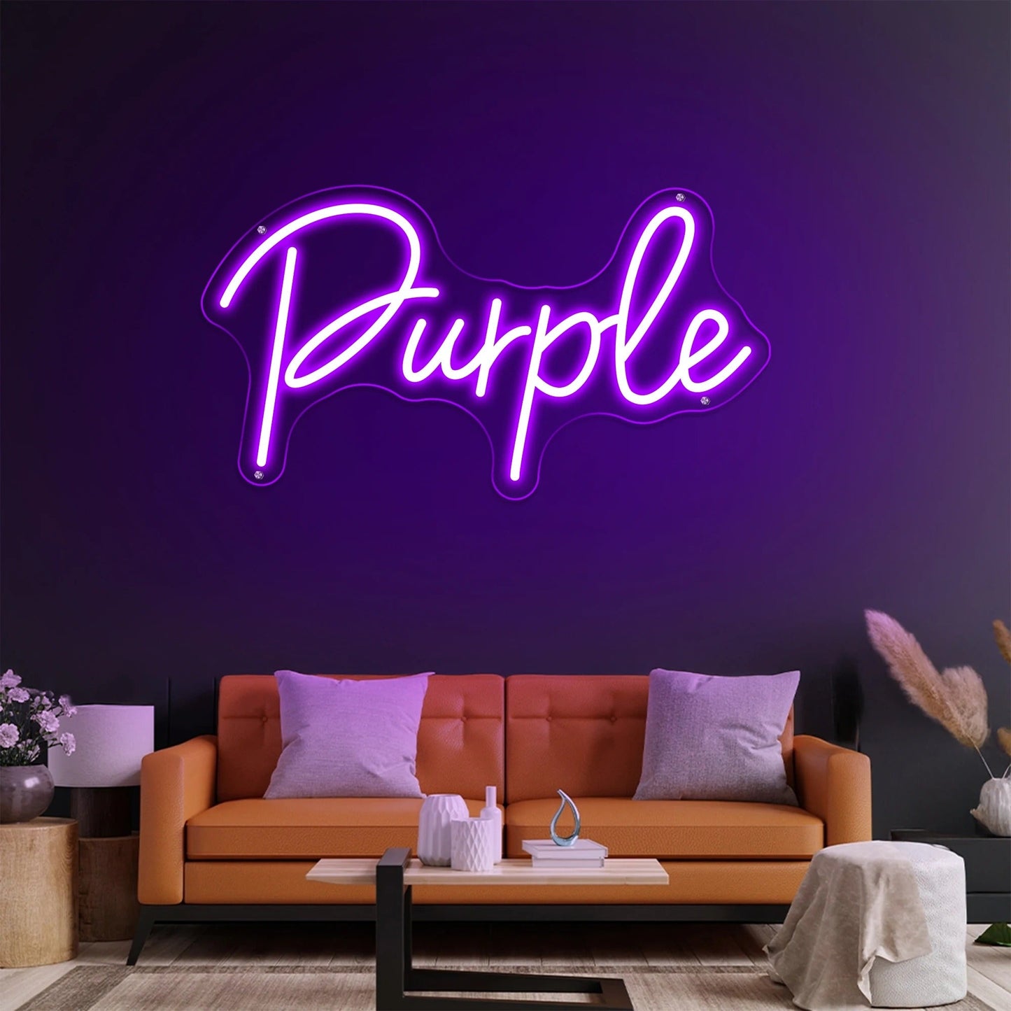 Custom Neon Sign purple