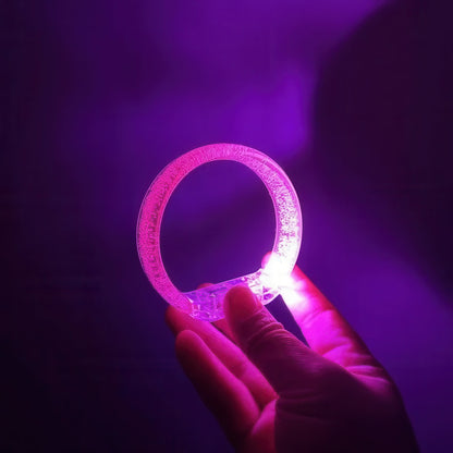 Personalized Light-Up LED Bracelets pink