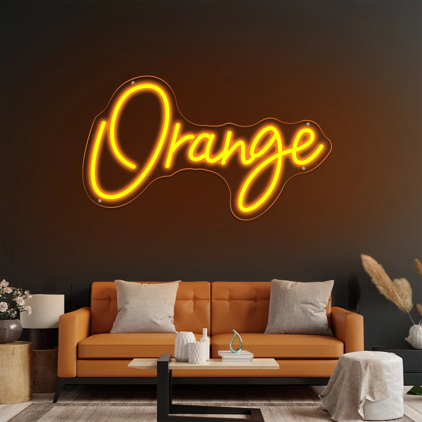 Custom Neon Sign orange