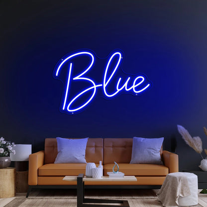 Custom Neon Sign blue