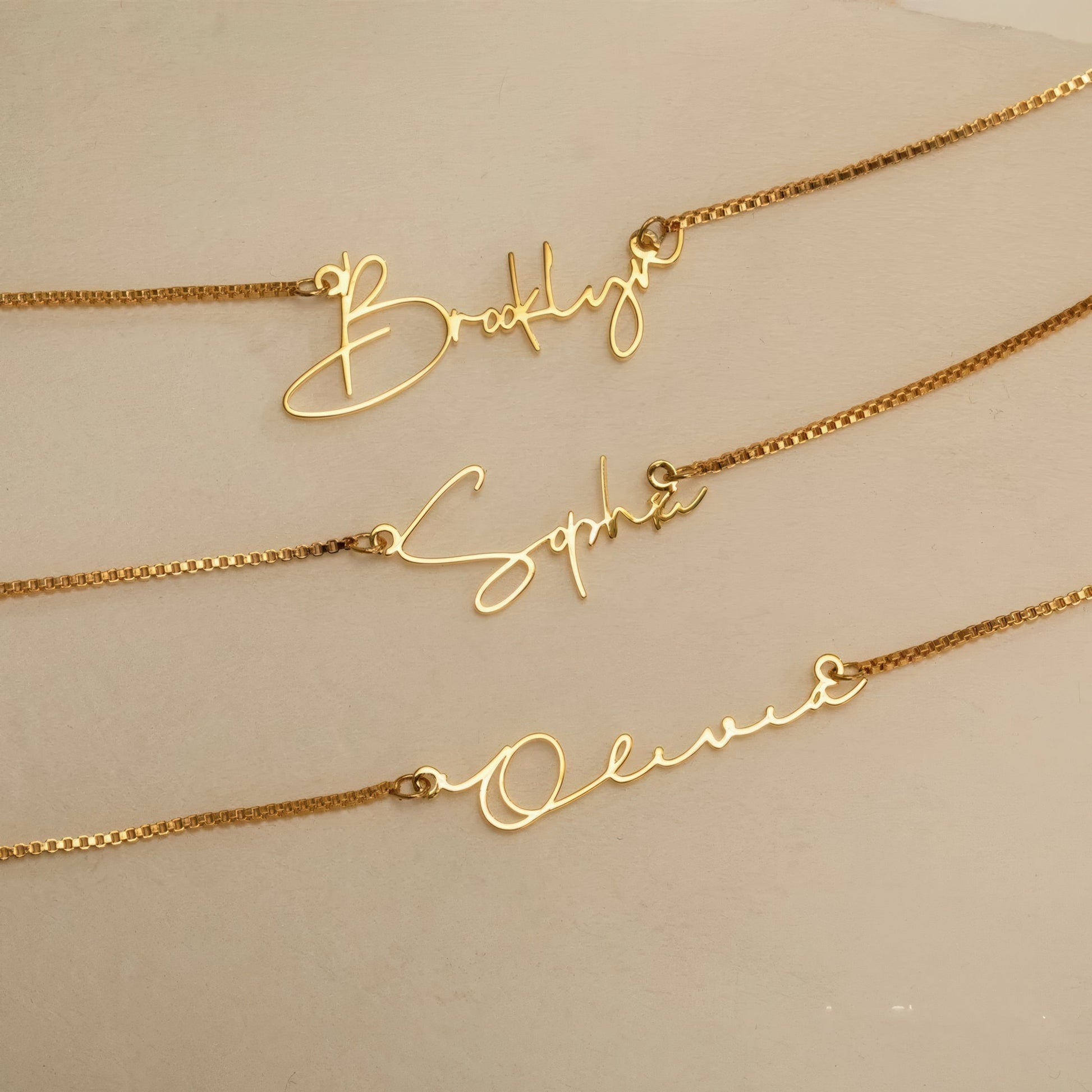 Personalized Necklace 3 samples