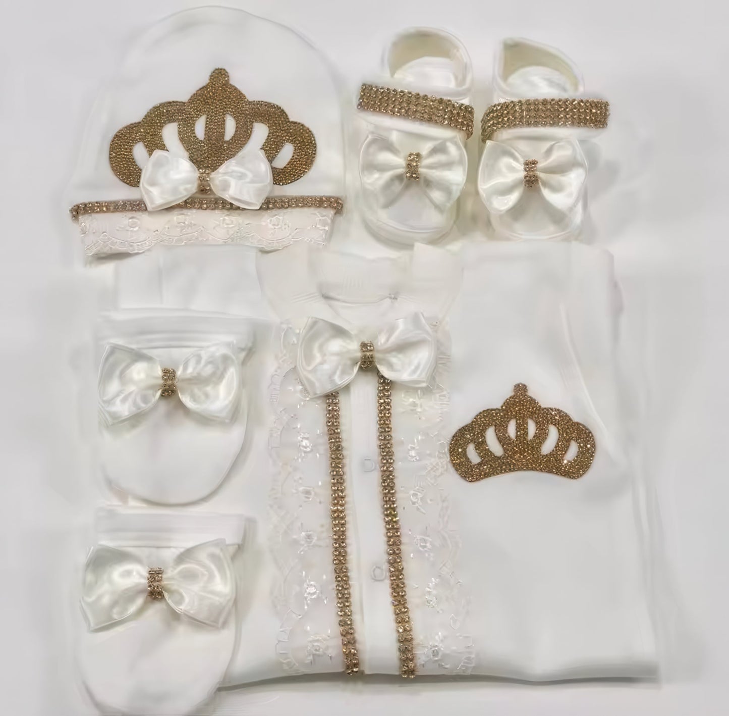 Personalized Newborn Outfit gold