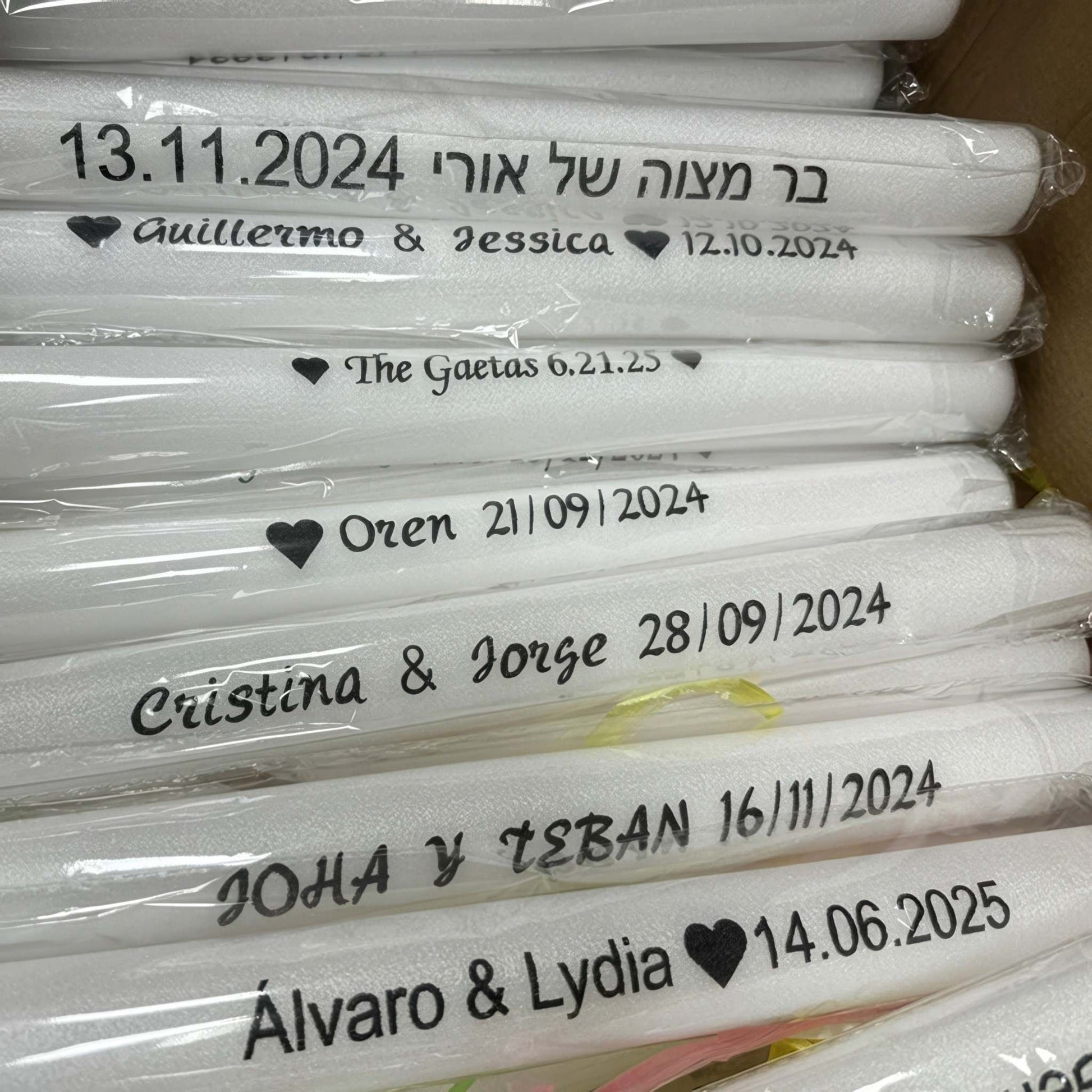 Personalized LED Foam Sticks Real Life lighting