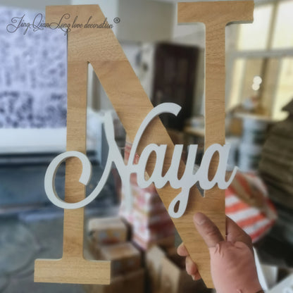 Wooden Name Signs Sample 2