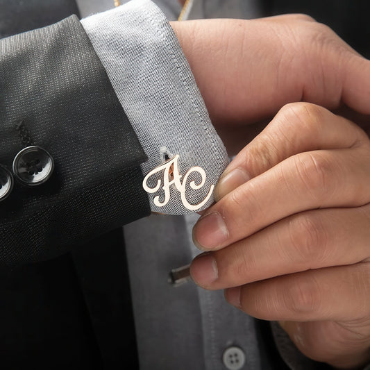 Custom Initials Cufflinks main image