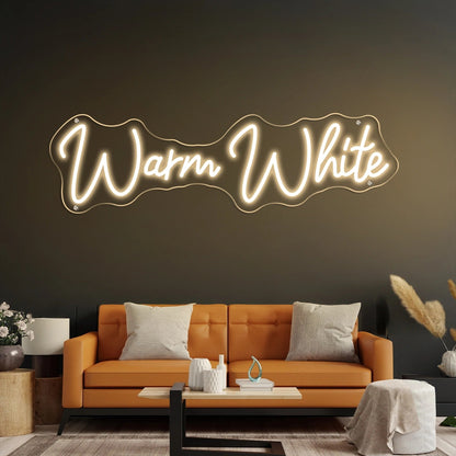 Custom Neon Sign warm white