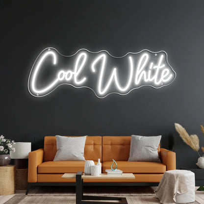 Custom Neon Sign cool white