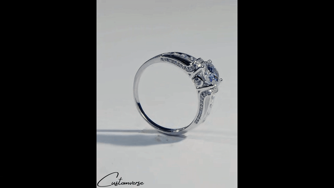 moissanite ring gif