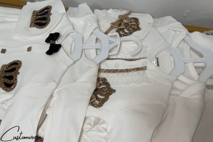 Customverse™ Personalized Newborn Outfit Set