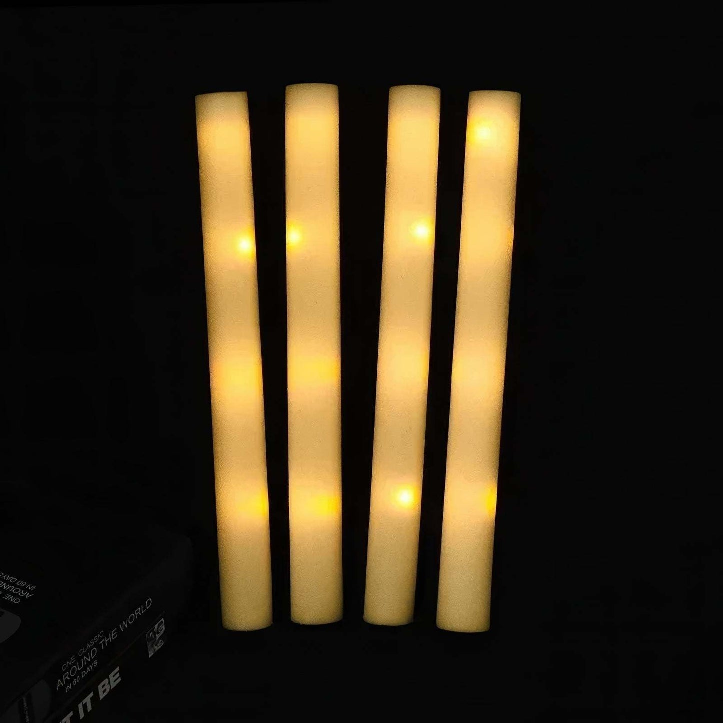 Personalized LED Foam Sticks Yellow