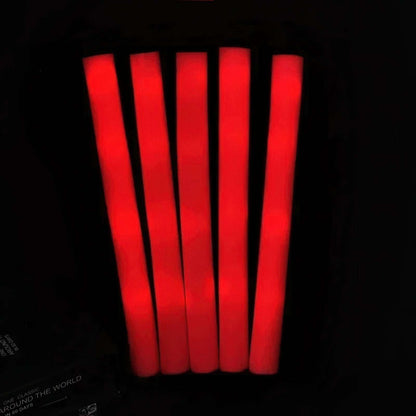 Personalized LED Foam Sticks Red