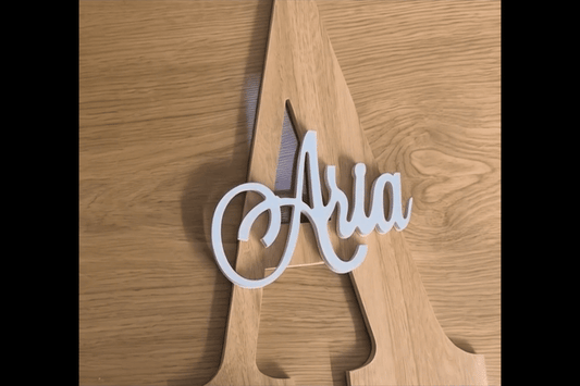 Wooden Name Signs gif